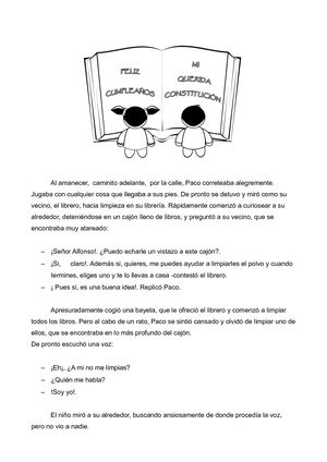 Cuento De La Constitución