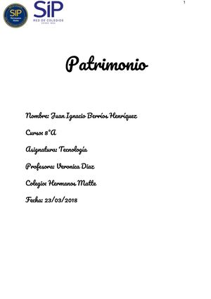 Informe Patrimonio Berríos