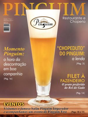 Edição 1 - Revista / Cardápio Pinguim