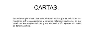 Cartas