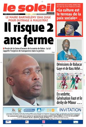 Edition Du 7-8 Avril 2018