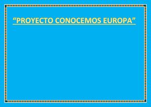 Libro Digital Conocemos Europa