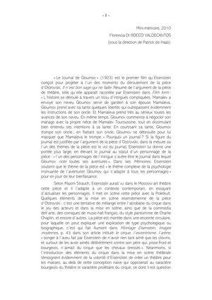 Le Journal De Gloumov