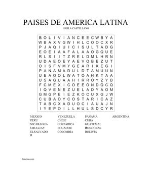 Paises De Ameria Latina