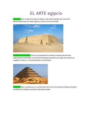 El Arte Egipcio  Lucia