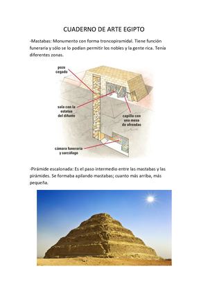 Cuaderno De Arte Egipto