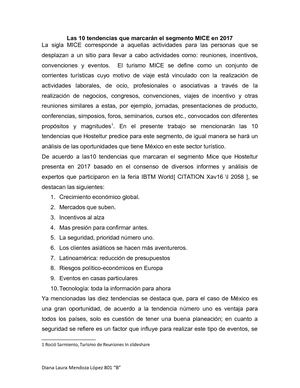 Las 10 Tendencias Que Marcarán El Segmento Mice En 2017