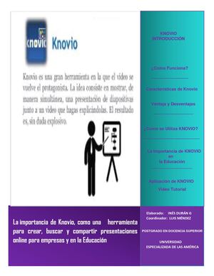 Laboratorio De Calameo No 1 Herramienta Knovio Modulo 3