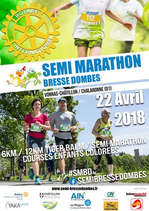 Programme Semi Marathon Bresse Dombes