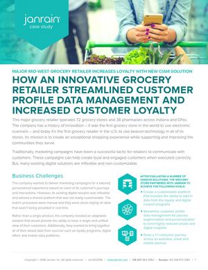 Grocery retailer increases loyalty with CIAM solution | Janrain