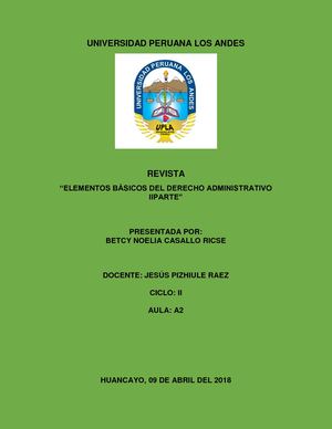 Elementos Básicos Del Derecho Administrativo Ii Parte