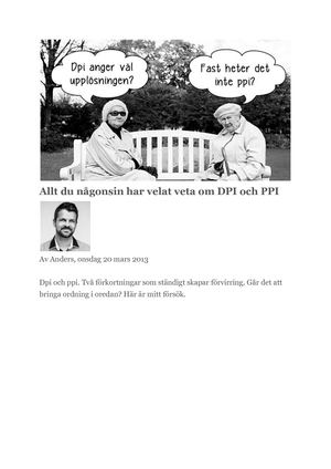 Allt Du Någonsin Har Velat Veta Om Dpi Och Ppi