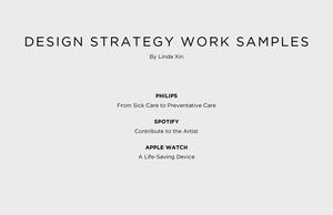 Linda Xin Design Strategy Portfolio