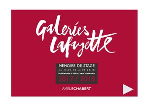 Mémoire stage Galeries Lafayette