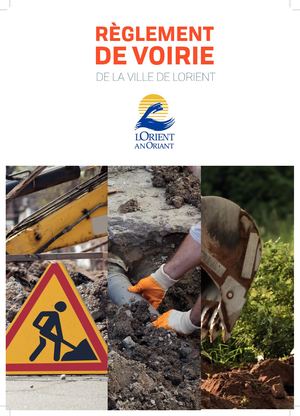 Reglement de voirie de la Ville de Lorient