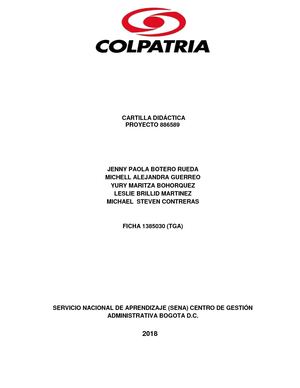 Cartillas Proyecto Final