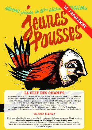 Festival Jeunes Pousses 2018 - Le programme