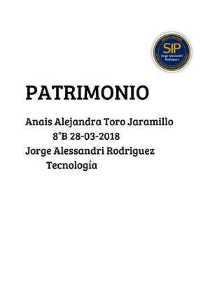 Patrimonio Anais toro