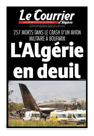 Le Courrier D'Algérie Du Jeudi 12 Avilr 2018
