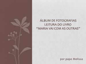 Maria Vai Com As Outras