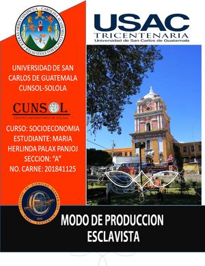 REVISTA DE MODO DE PRODUCCIÓN ESCLAVISTA