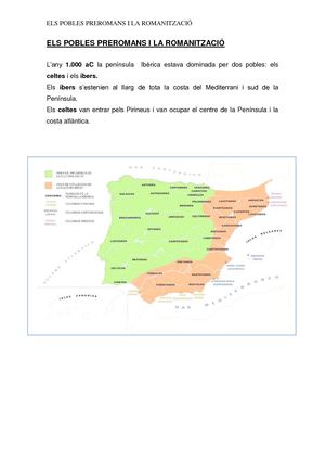 La Romanització I Els Pobles Preromans