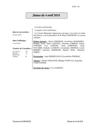 Presse Du 4 Avril 18