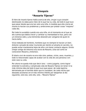 Sinopsis Rosario Tijeras