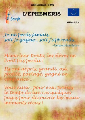 Journal College Mars 2018