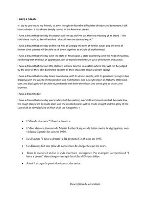 I Have A Dream, Martin Luther King