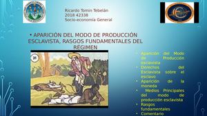 Modo De Producción Esclavista