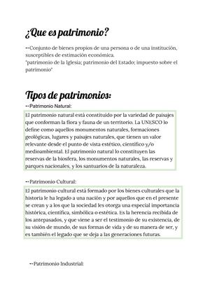 Patrimonio