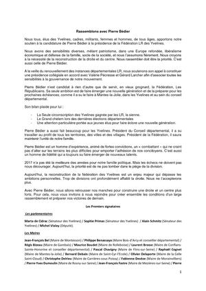 Rassemblons Avec Pierre Bédier