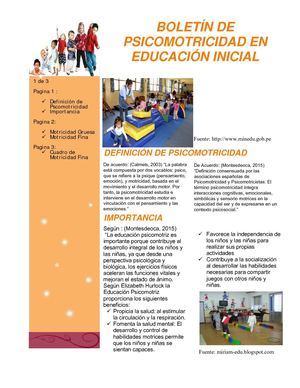 Psicomotricidad