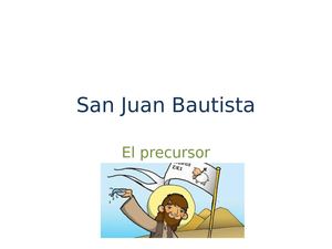 San Juan Bautista Power Point