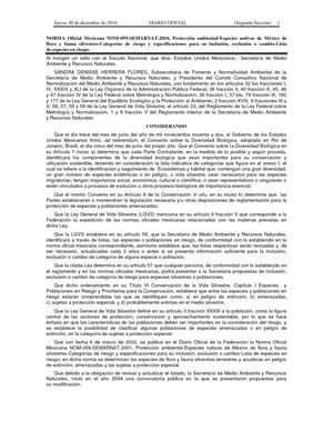 Nom 059 Semarnat 2010