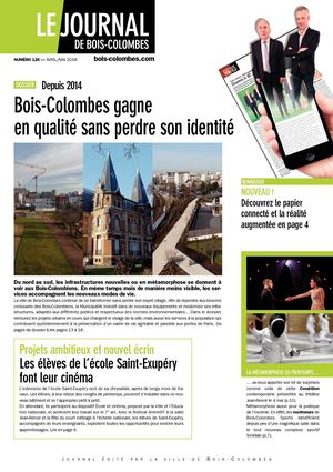 Le journal de Bois-Colombes JBC n°126 avril/mai 2018
