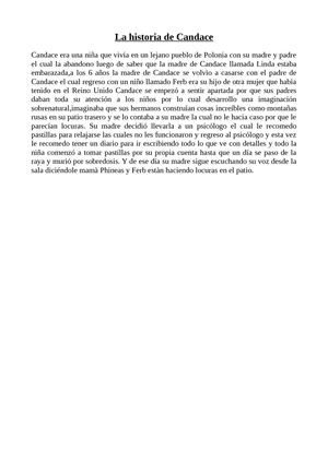 La Historia de Candace