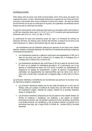 Bioelementos Y Biomoléculas (1)