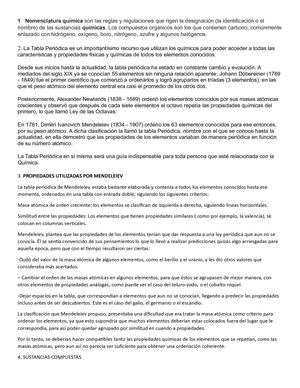 1 Nomenclatura Química