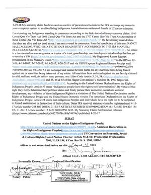 4 -14- 18 Response To Irs With A For V