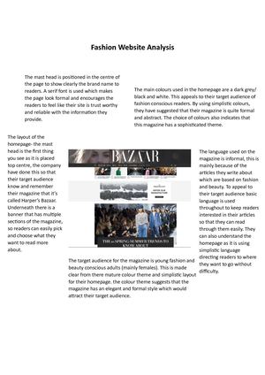 Website Analysis