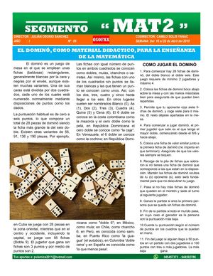 Segmento Matemático N° 09