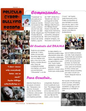 Cyberbully Reseña