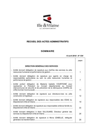 Raa N°534 Cp 26mars Et Arretes