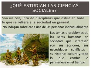 Los Temas De Las Ciencias Sociales