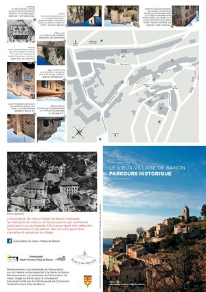 Parcours historique - Banon