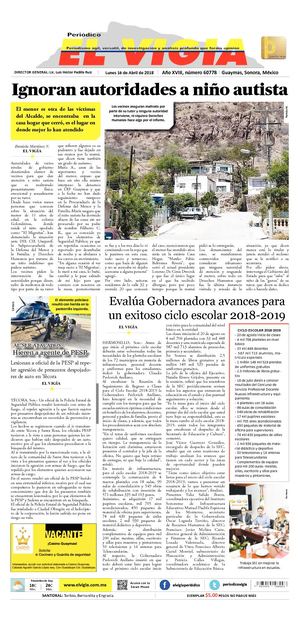 16 de abril del 2018