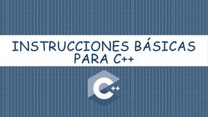 Instrucciones Para C++