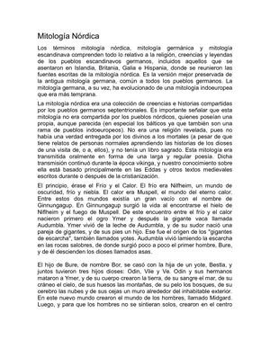 Mitología Nórdica